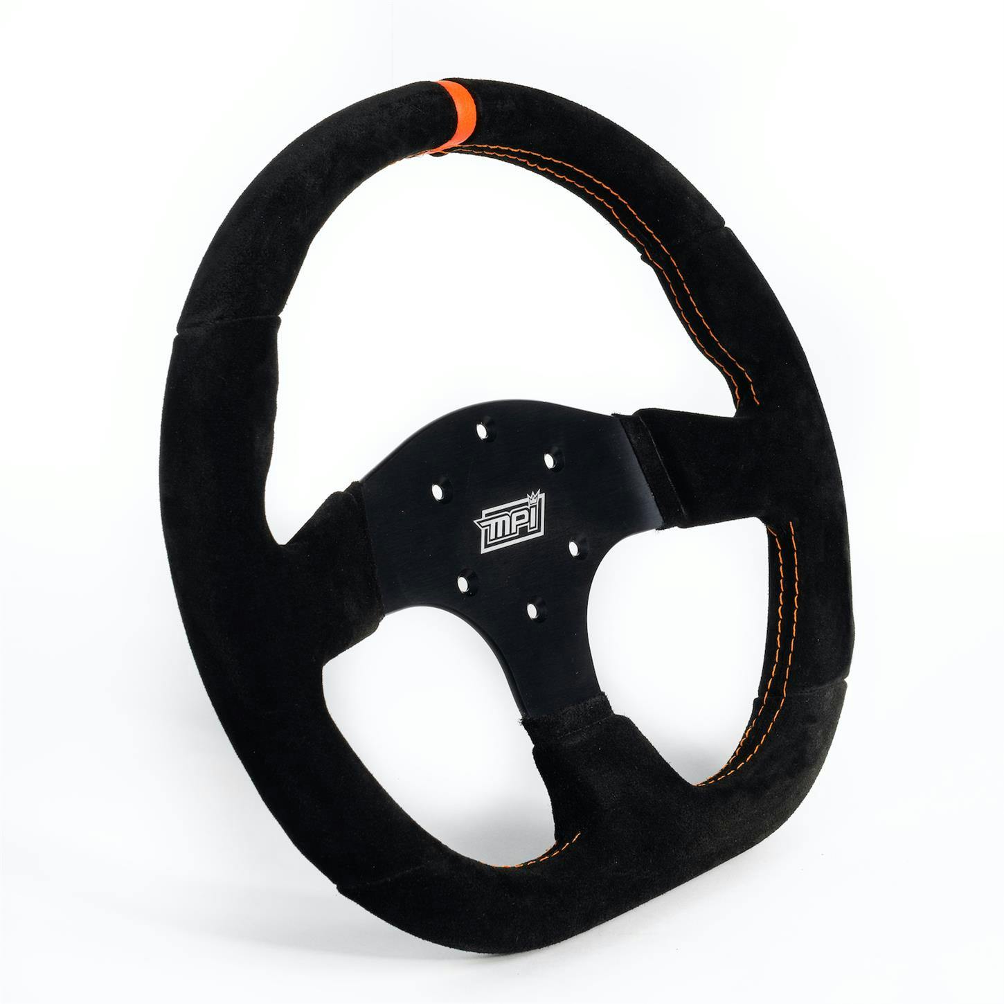 MPI MPI-GT2-13 GT Model, D Shaped Suede Steering Wheel, Aluminum