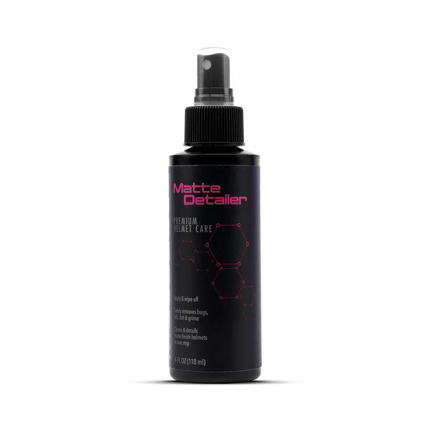Molecule Labs MSHMD41 Matte Helmet Detailer, 4 Oz Sprayer