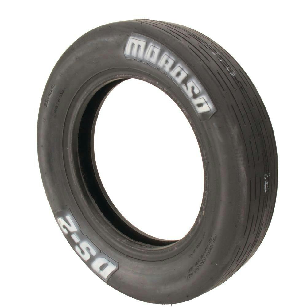 Moroso 17026 DS-2 Front Drag Tire, 26 x 4.5 x 15 Inch, Blackwall