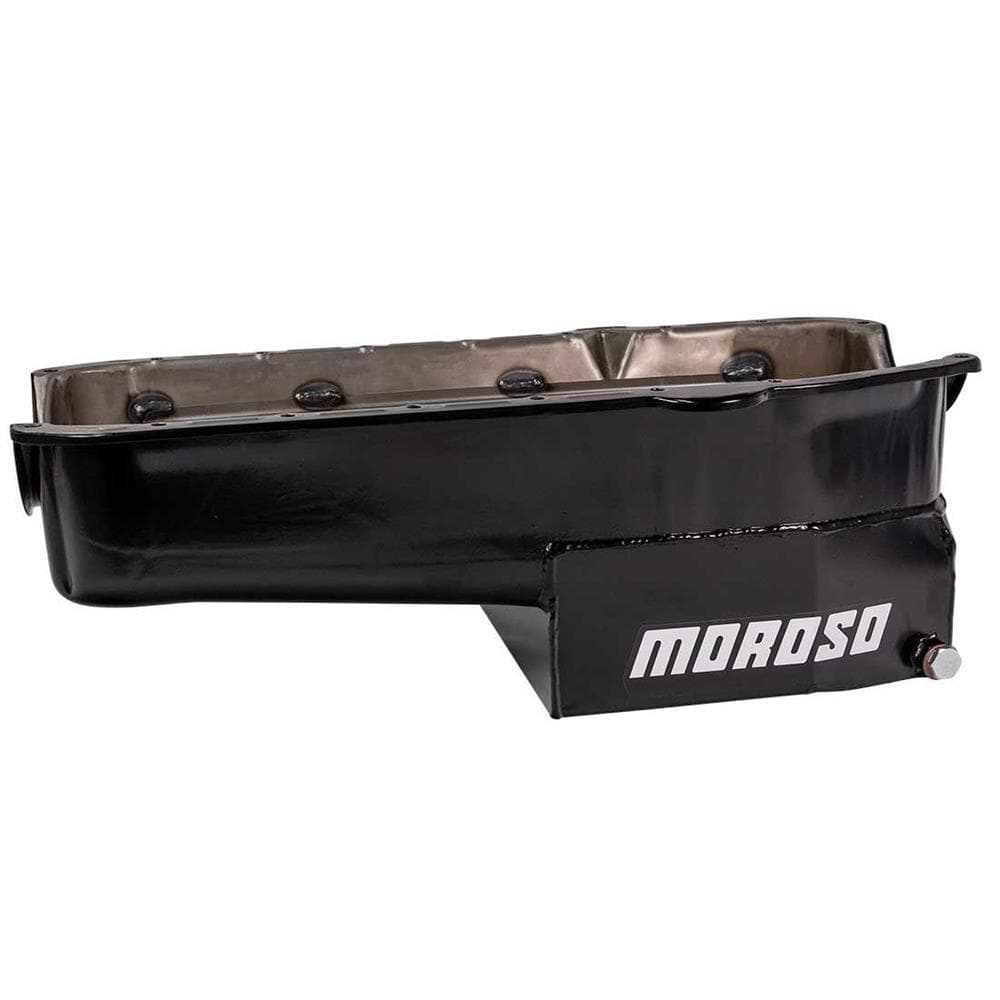 Moroso 21317 Circle Track Oil Pan, 1980-85 w/ Pass. Side Dipstick