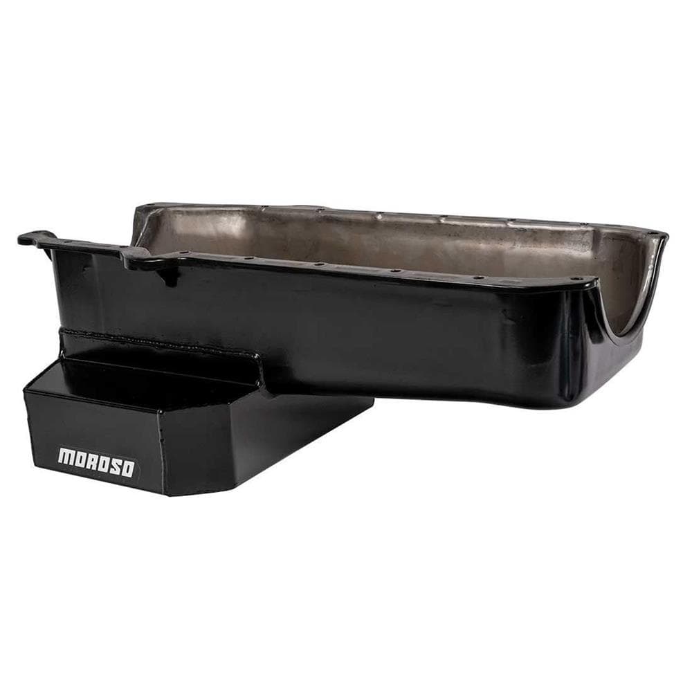 Moroso 21320 Circle Track Oil Pan, 1986-Up w/ One Piece Rear Main Seal
