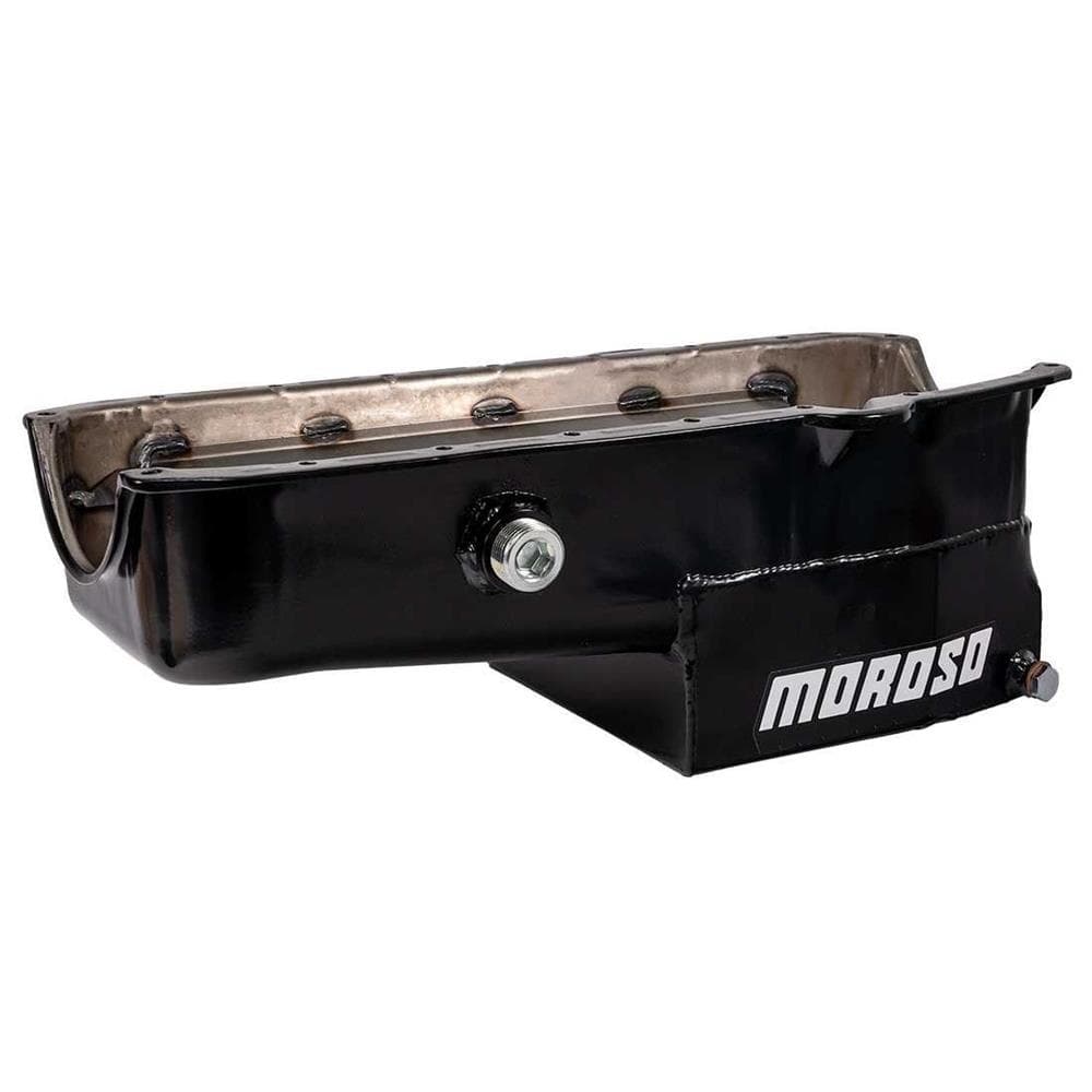 Moroso 21322 Oval Track Oil Pan, 1957-1979 Driver Side Dipstick
