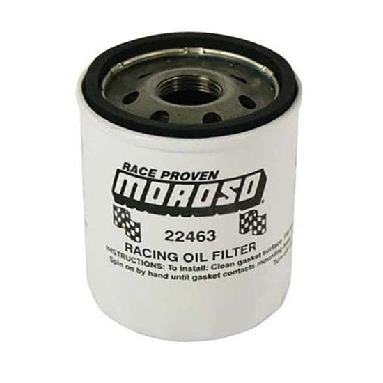 Moroso 22463 Oil Filter,GM LS/Lt,Ford, Import, 22mm Thread