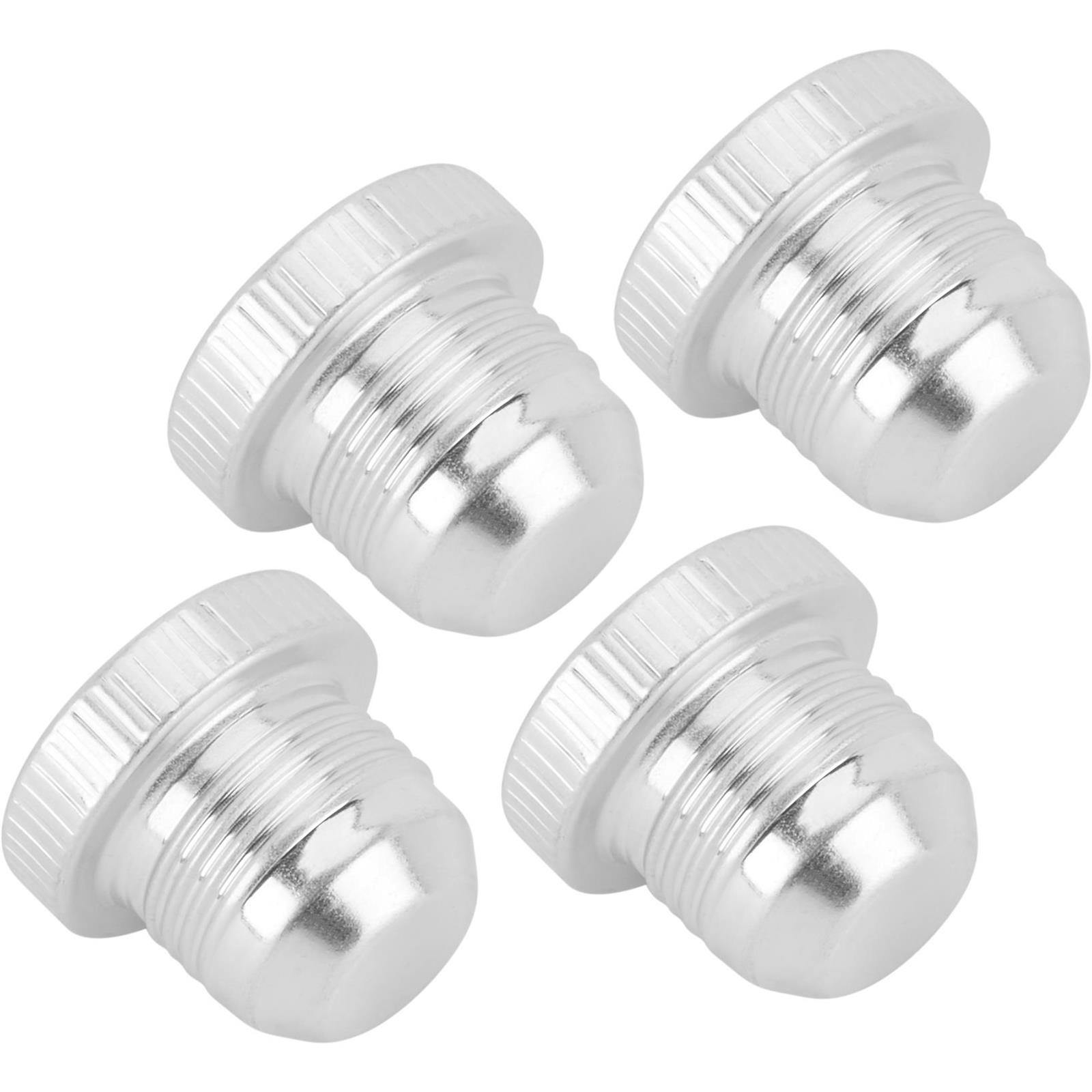 Anodized Aluminum -10 AN Flare Plug Fitting, Set of 4