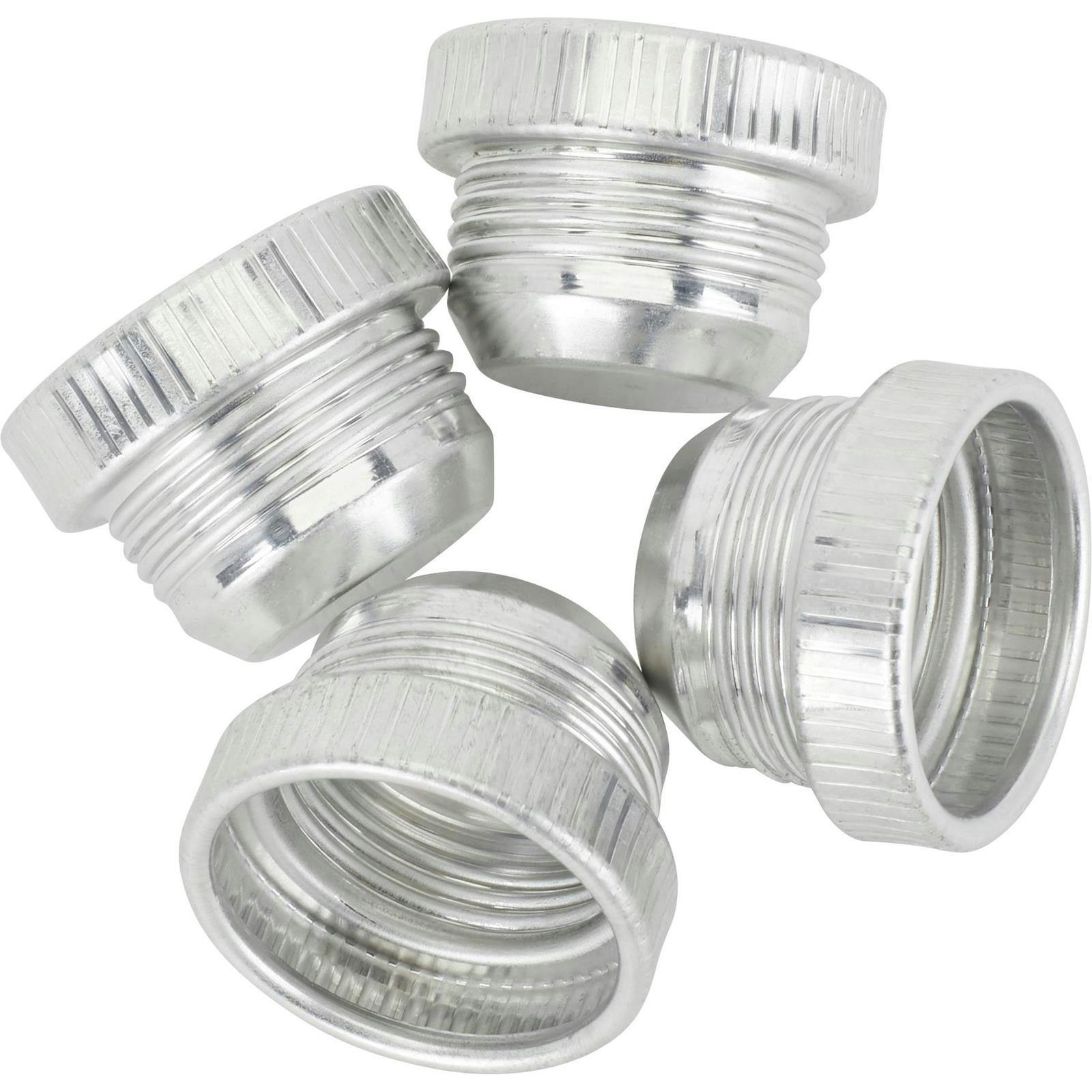 Anodized Aluminum -16 AN Flare Plug Fitting, Set of 4