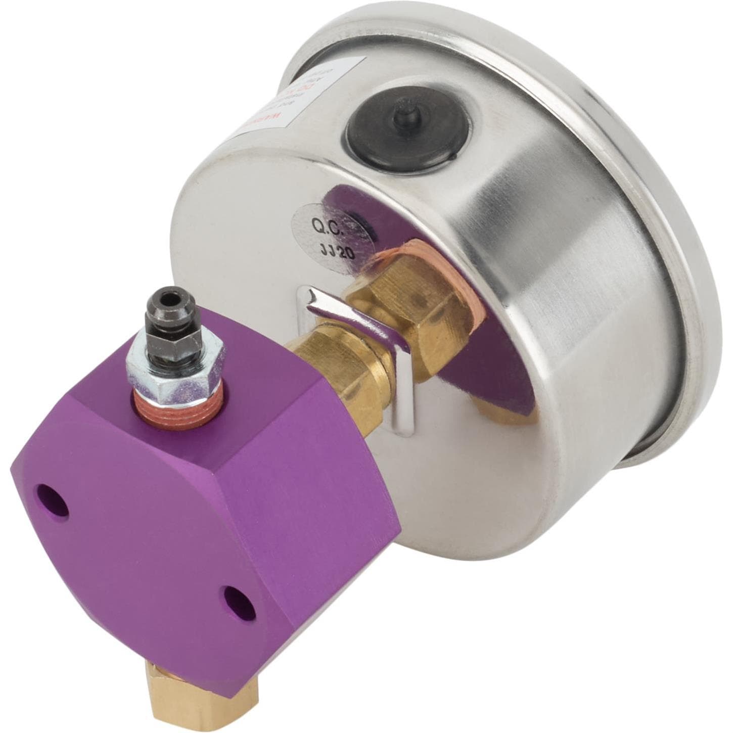 Single Brake Pressure Gauge, 0-1500 PSI, Liquid Filled