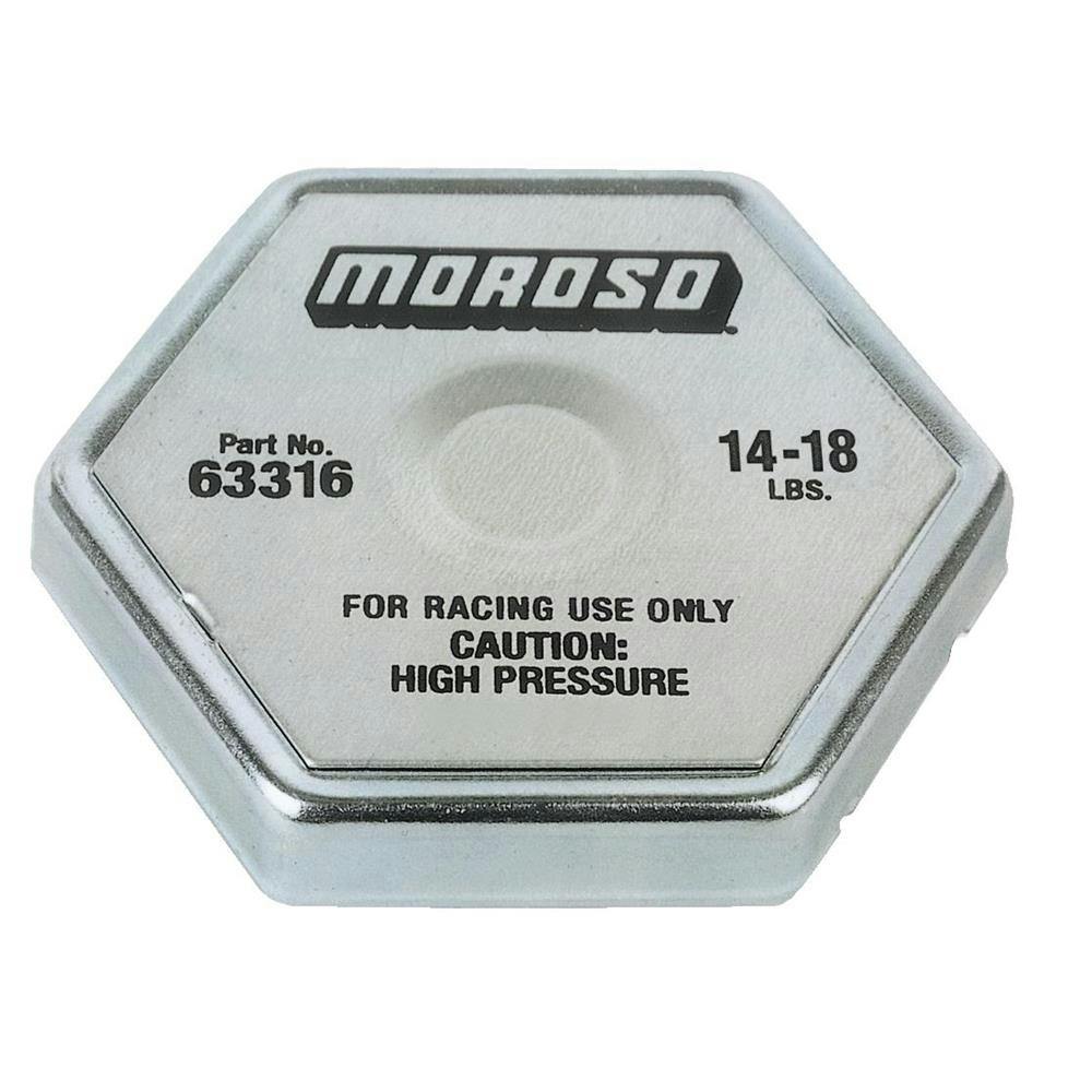 Moroso 63316 Radiator Cap, 16 Lb.