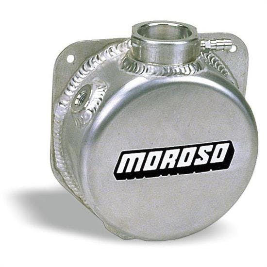 Moroso 63656 Tank, Coolant Exp, Catch Can, Billet Neck, 1 Qt.