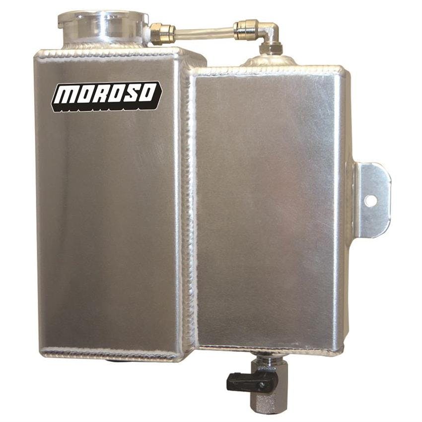 Moroso 63772 Tank, Dual Tank, Coolant Exp & Recovery, Catch Can