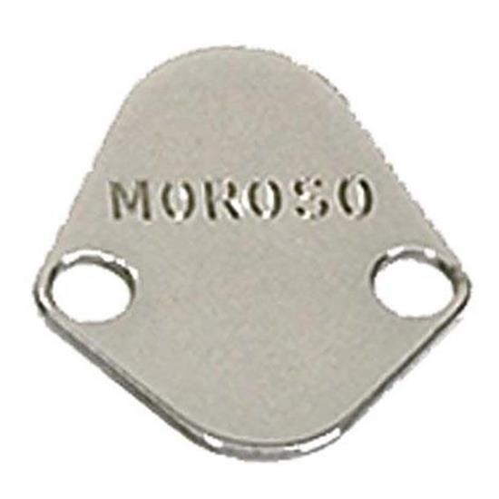 Moroso 65394 Fuel Pump Plate, Chrome, BBC, Chrysler 273-440, Ford