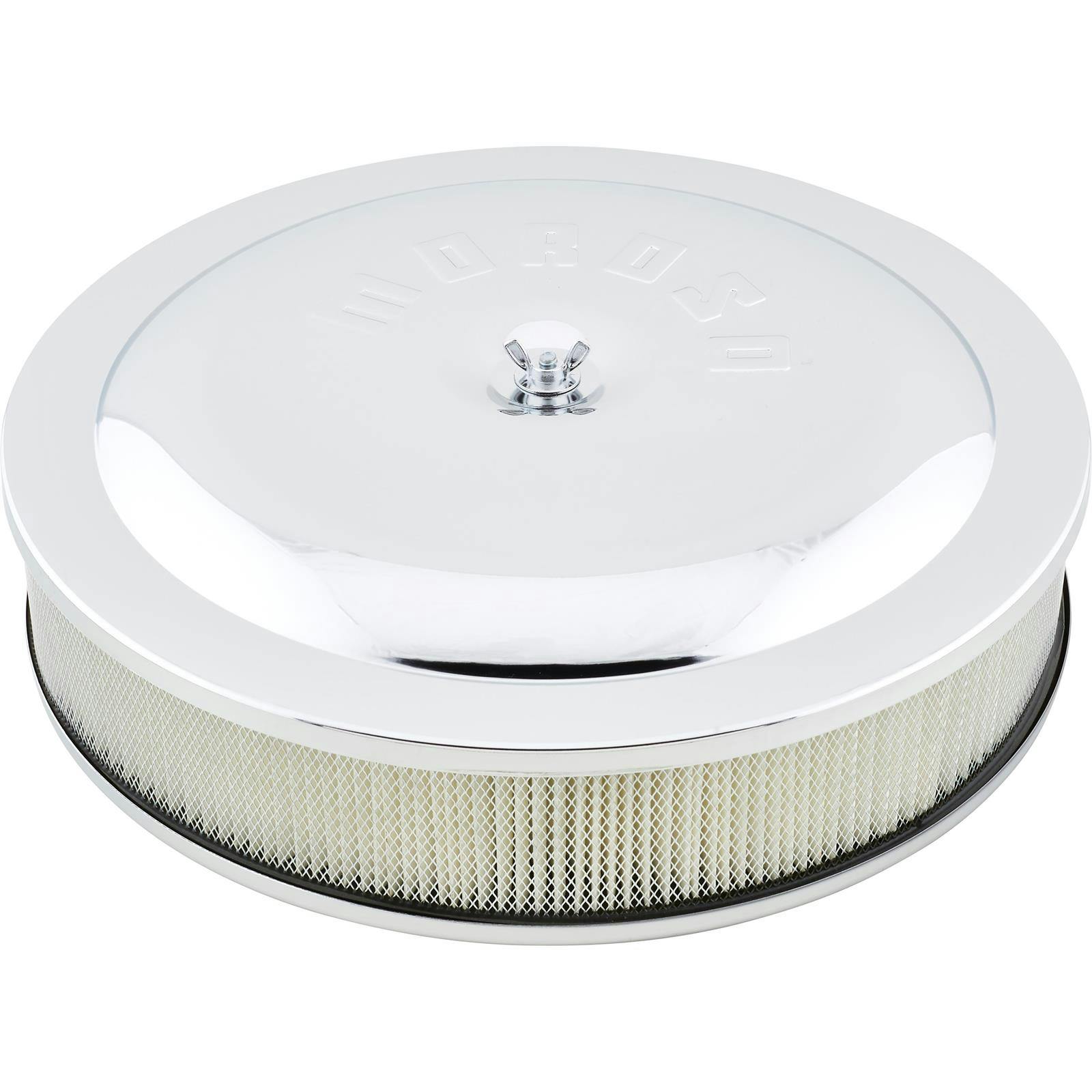 Moroso 65910 Chrome Air Cleaner, 14 x 3 Inch