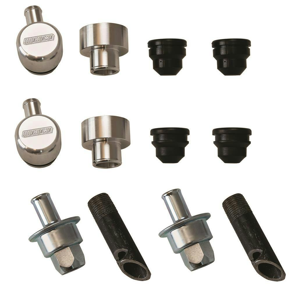 Moroso 68866 Crankcase Evac System, Billet Breathers