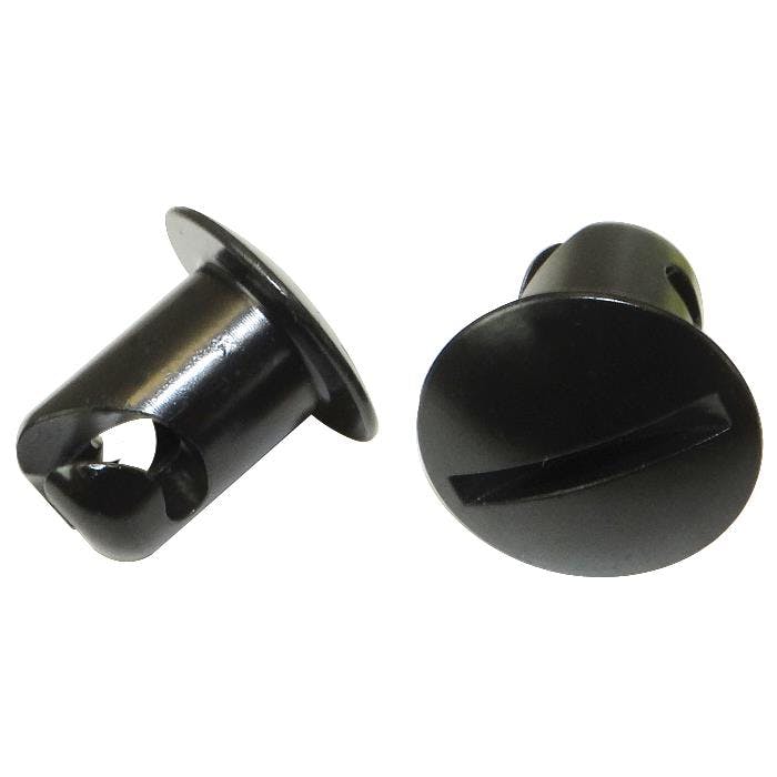 Moroso 71358 Quick Fastener, Oval, 7/16inx.450, Steel, BLK