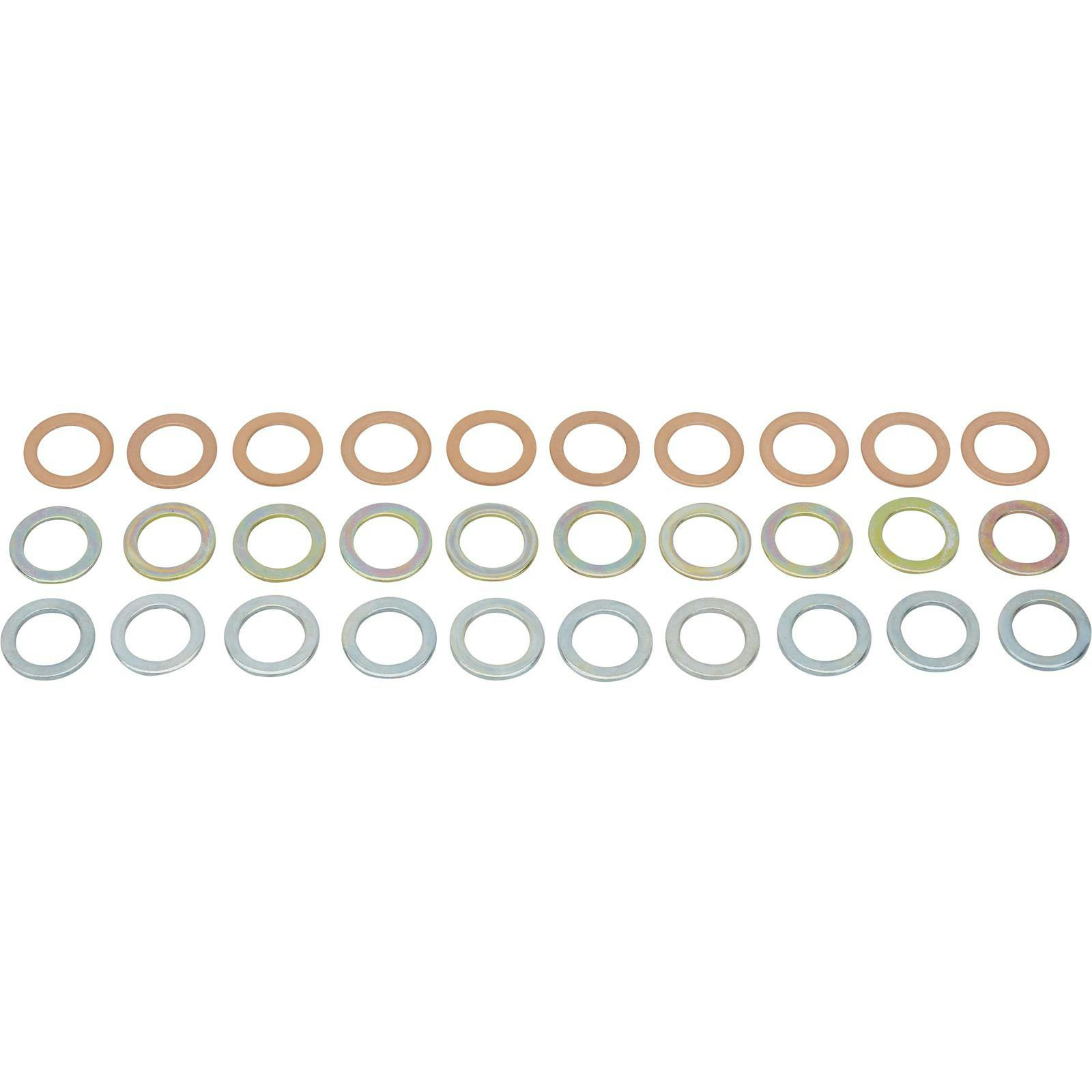 Spark Plug Indexing Washers, 14mm Flat Seat, 30 Pk