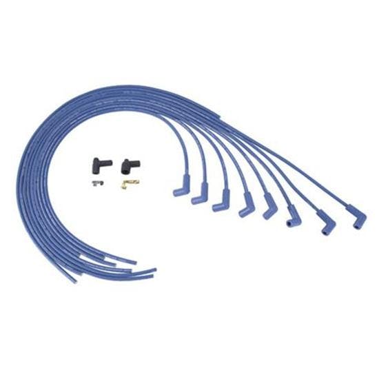 Moroso 72820 8mm Spark Plug Wires, Solid Core, 90 Degree Boot Blue Max