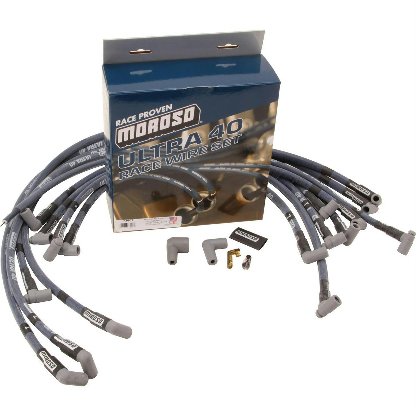 Moroso 73602 Custom Fit Ultra 40 SB Chevy Spark Plug Wires