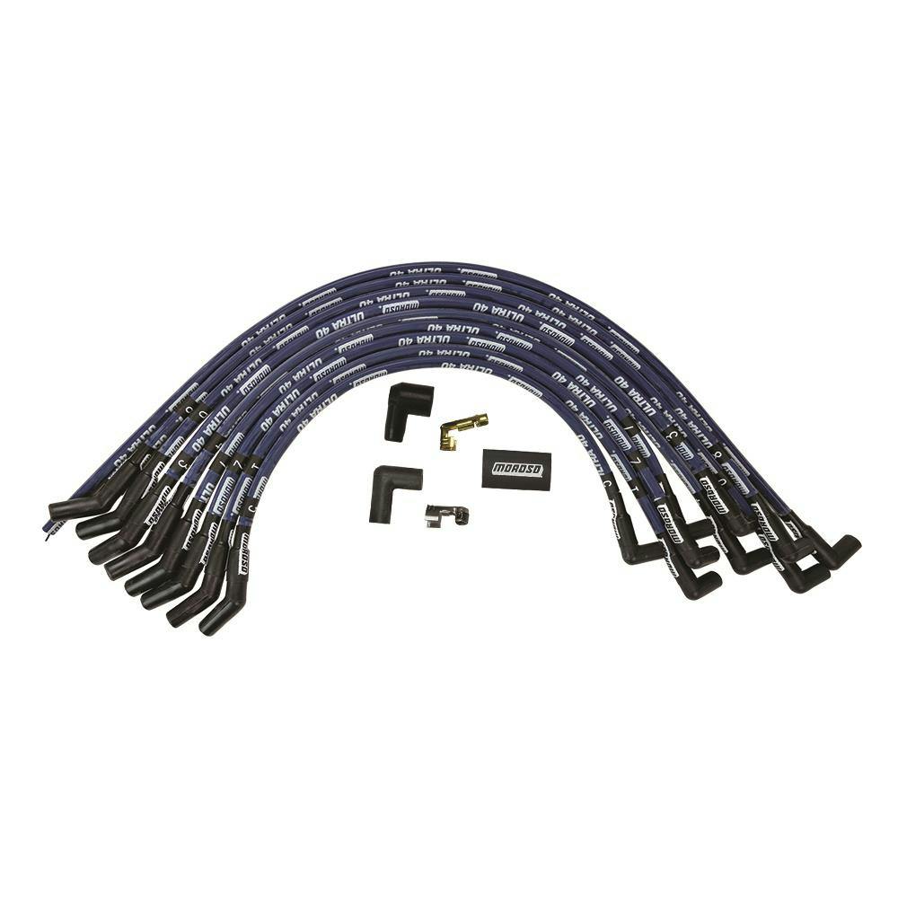 Moroso 73628 Wire Set, Ultra 40, Sleeved, Ford 429-460 HEI 135
