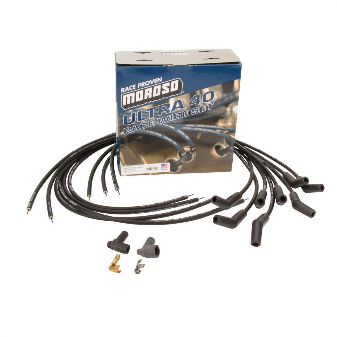 Moroso Ultra-40 Racing Spark Plug Wires, 135 Degree