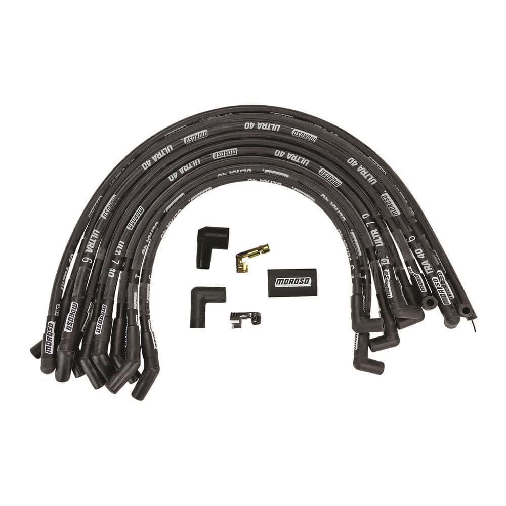 Moroso 73835 Wire Set, Ultra 40, Sleeved, Ford 429-460 HEI 135