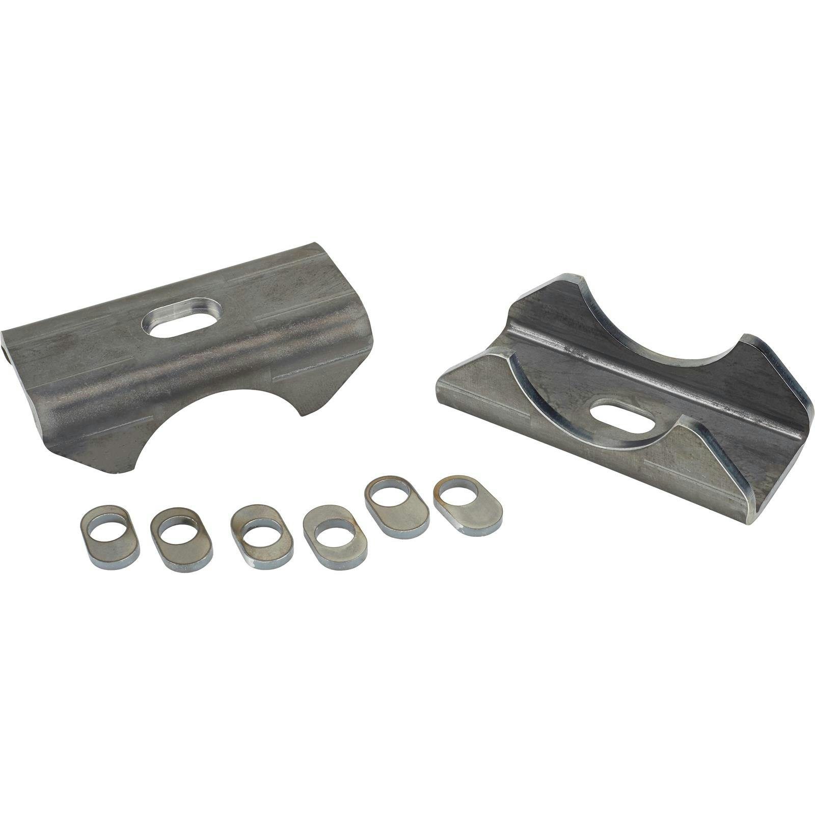 Weld On Adjustable Leaf Spring Pad, Perch, 3 Inch Axle Tube, Pair