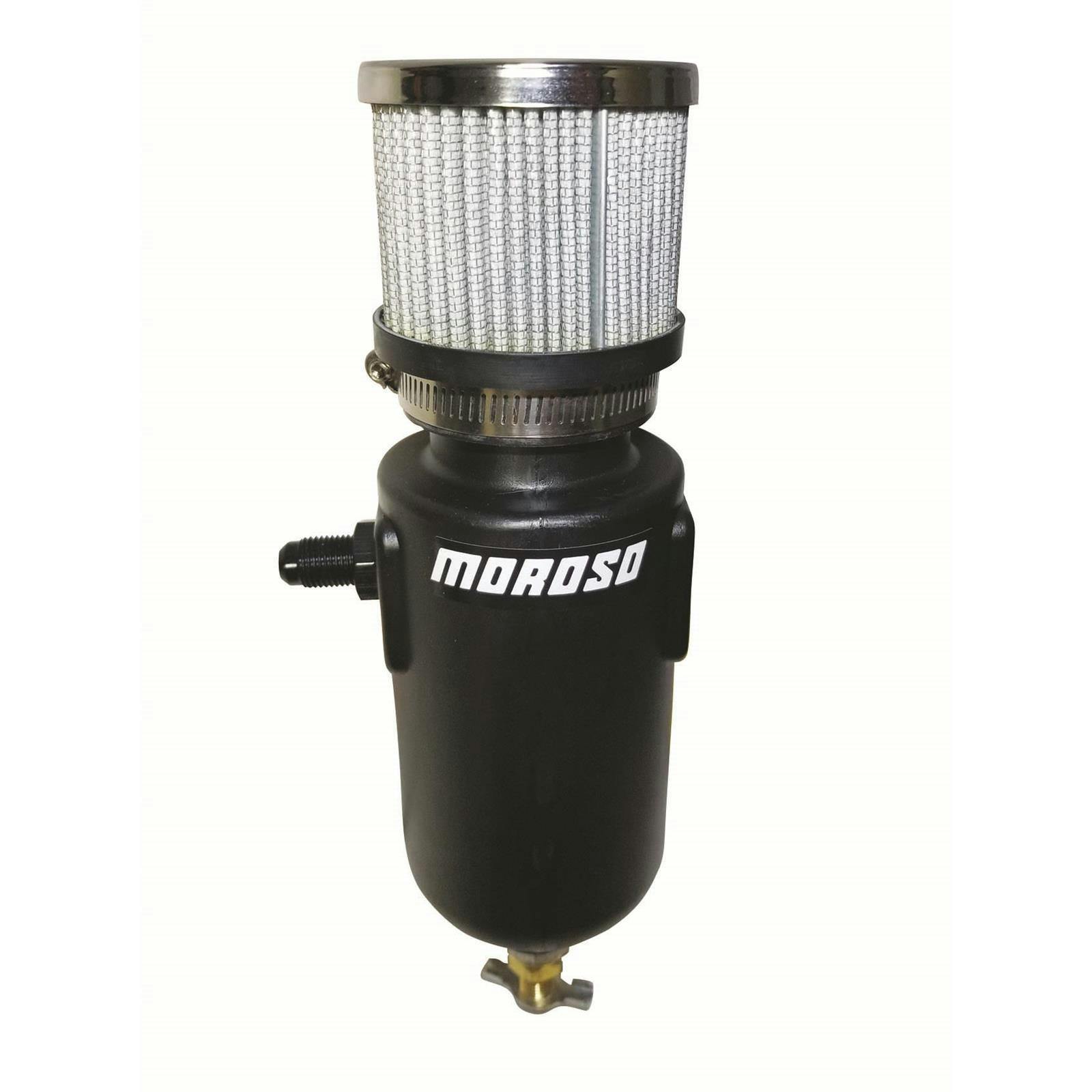 Moroso 85487 Air-Oil Separator, 2.875 in Diameter, 4.5 in Tall, 1 Moroso 85487 Air-Oil Separator, 2.875 in Diameter, 4.5 in Tall, 1