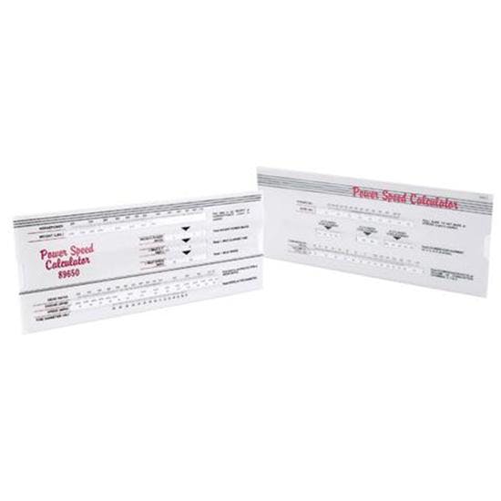 Moroso 89650 Power and Speed Calculator