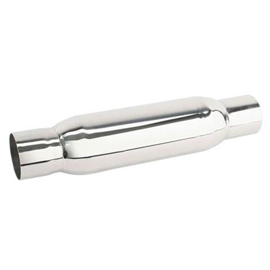 Moroso 94055 Spiral Flow Auger Muffler, 3 Inch Stainless Steel