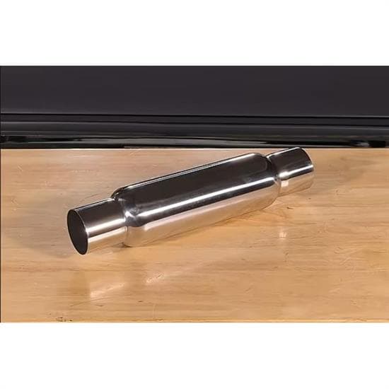 Moroso 94055 Spiral Flow Auger Muffler, 3 Inch Stainless Steel