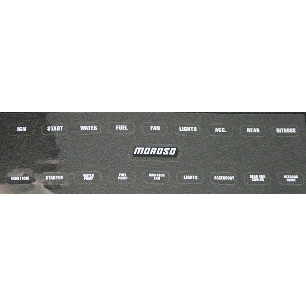 Moroso 97542 Label, Switch PANel