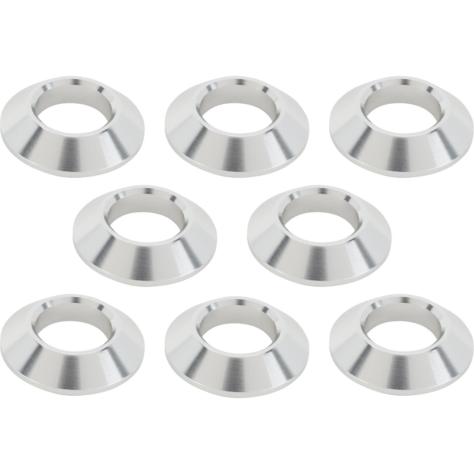 Aluminum Cone Spacers for Rod Ends, 1/2 Inch
