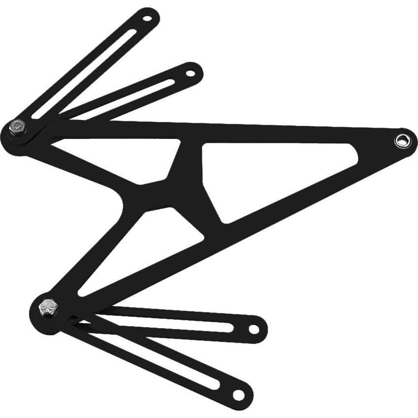 Speedway Milled Aluminum Jacobs Ladder Assembly, 7 Inch Straps