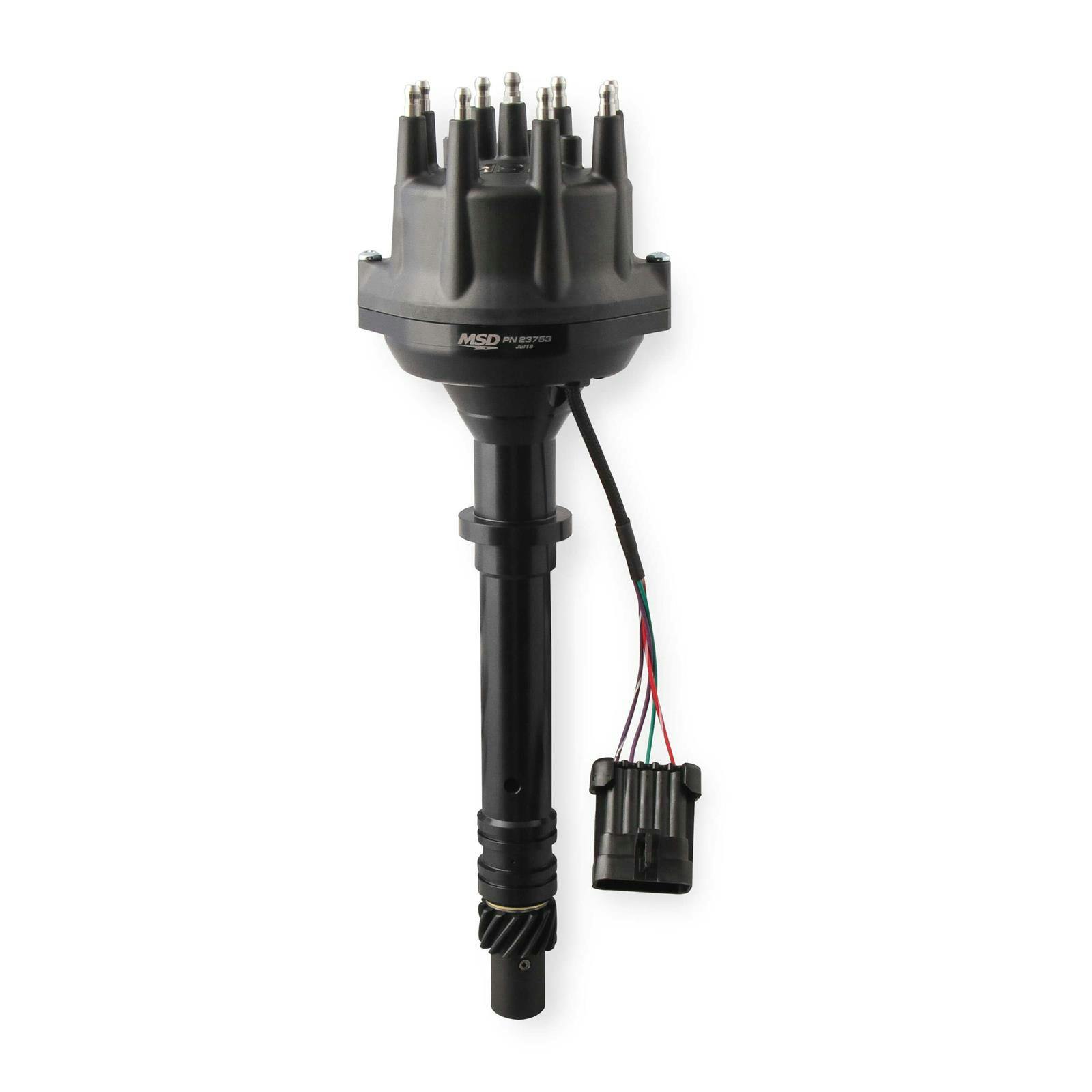 MSD 23753 Black Small and Big Block Chevy Dual Sync Distributor
