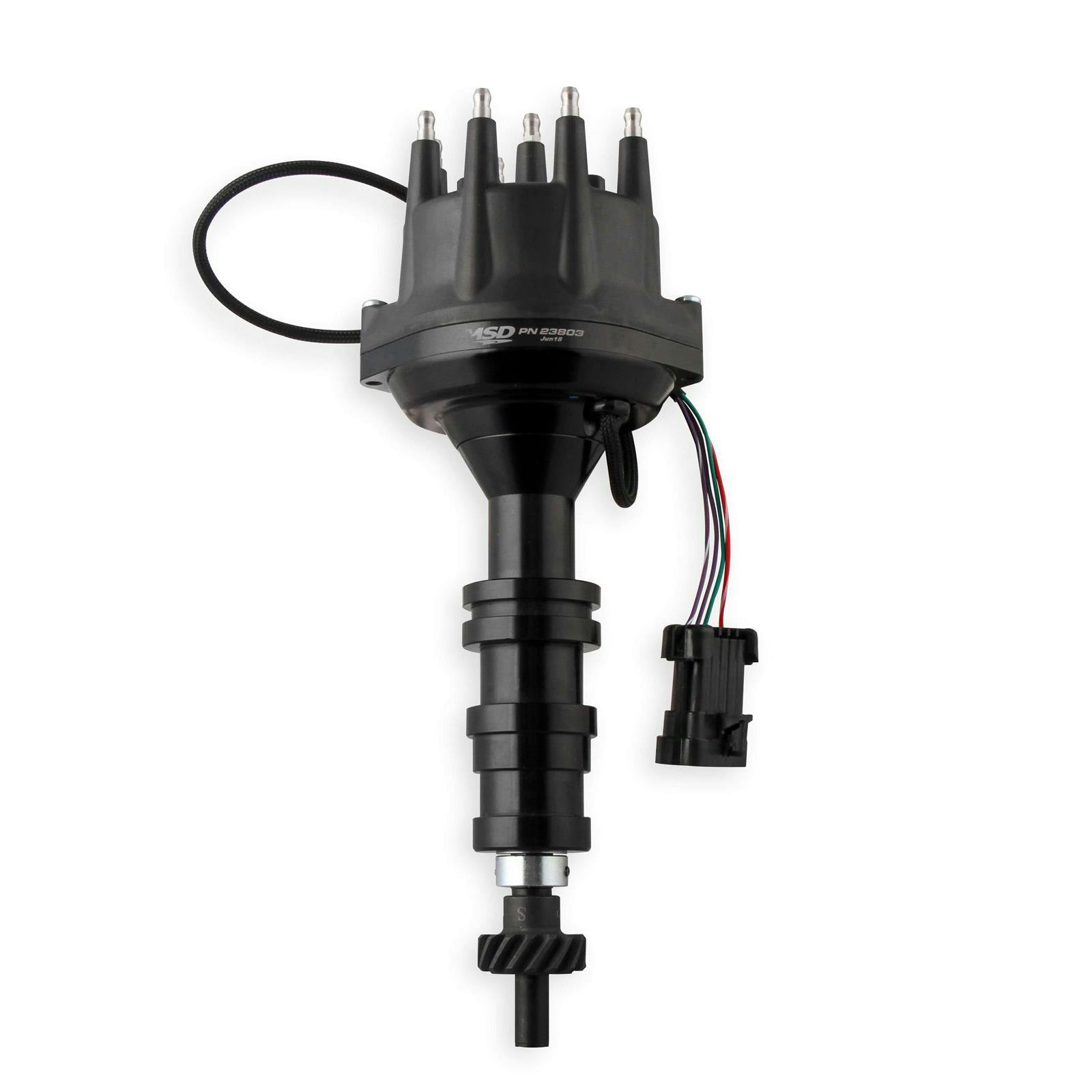 MSD 23803 Ford FE Dual Sync Distributor, Black
