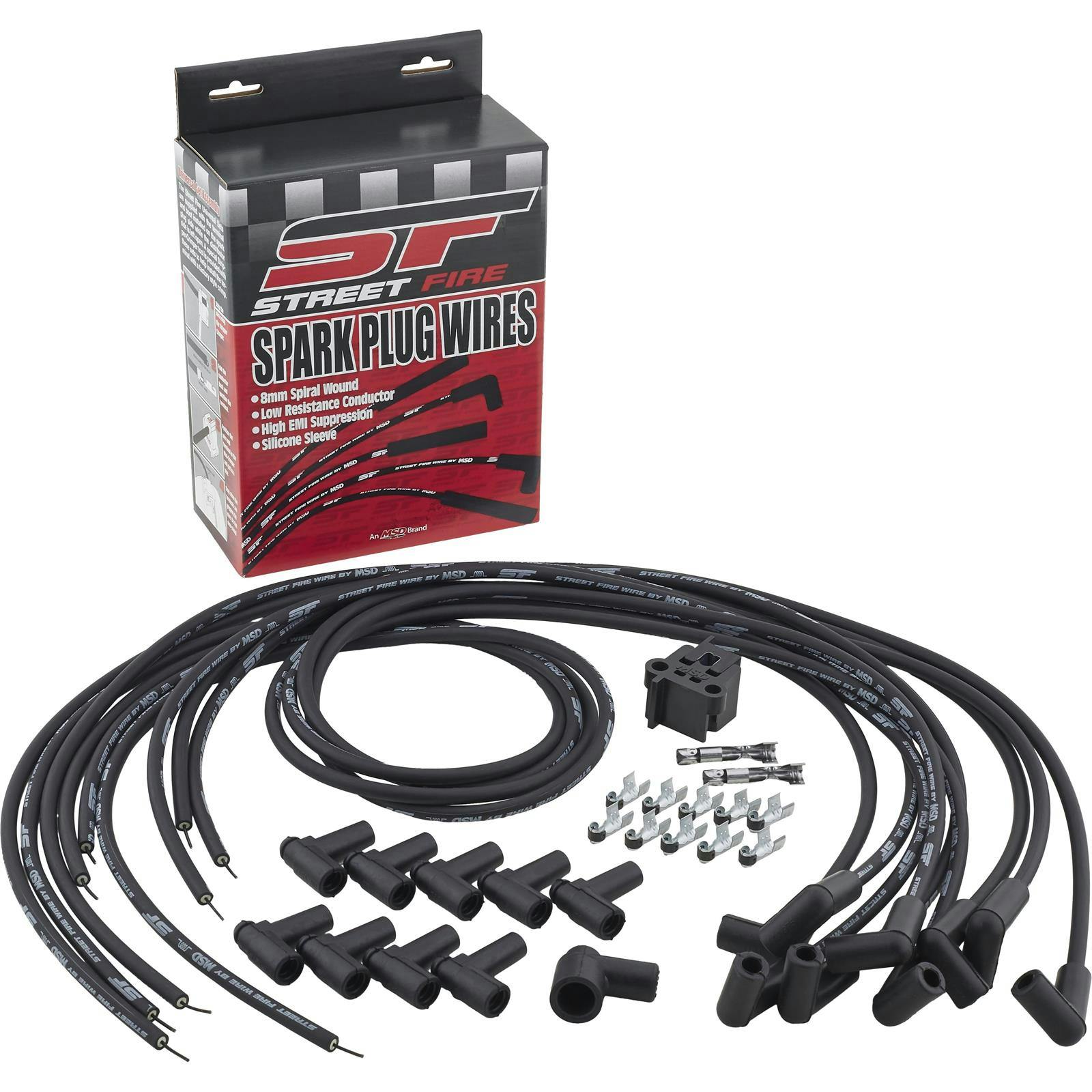 MSD 5552 Street-Fire Wire Set 8 Cyl, HEI, 90 Deg, Universal