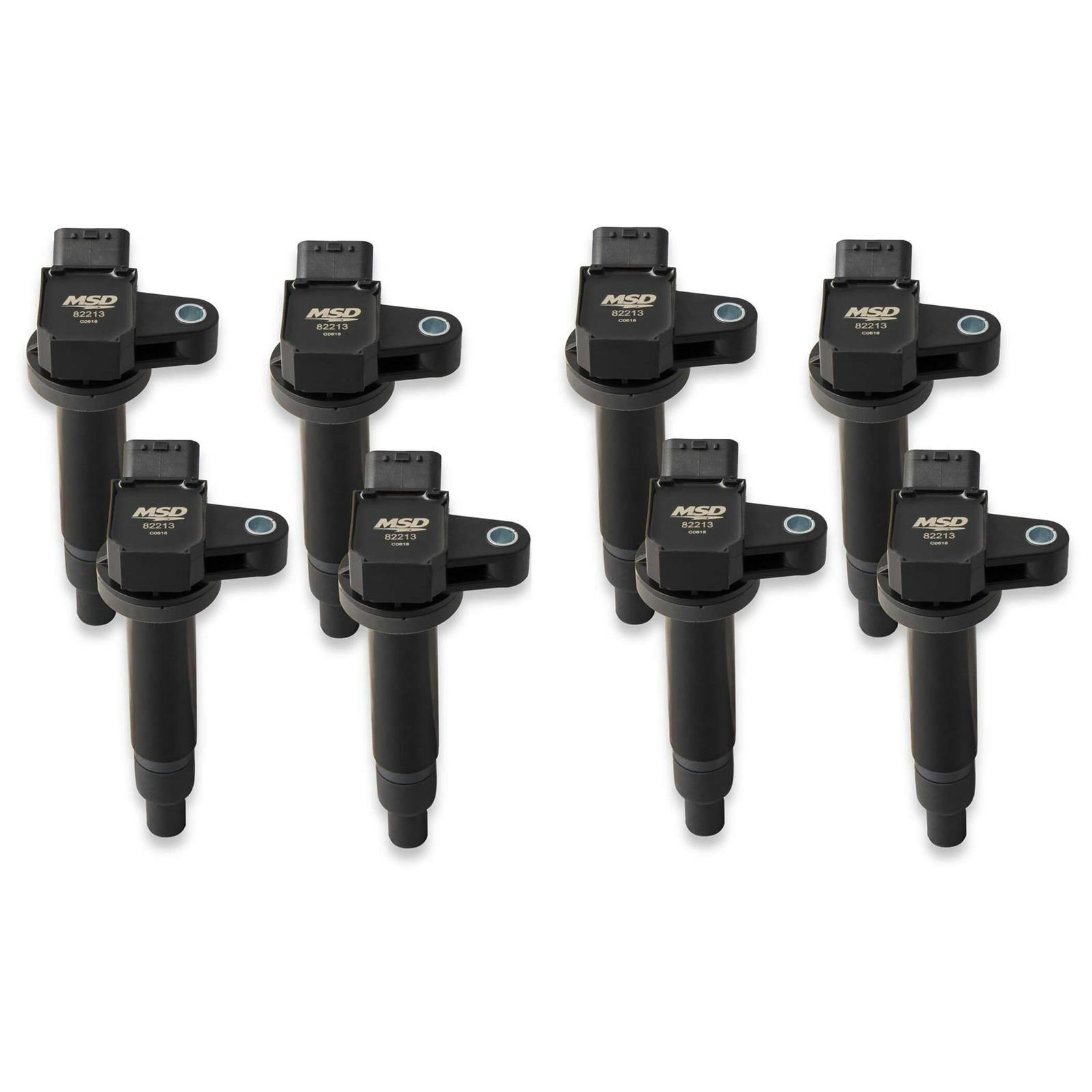 MSD 822183 Blaster Coil 98-10 Toyota/Lexus 4.7L V8, Black, 8-Pack