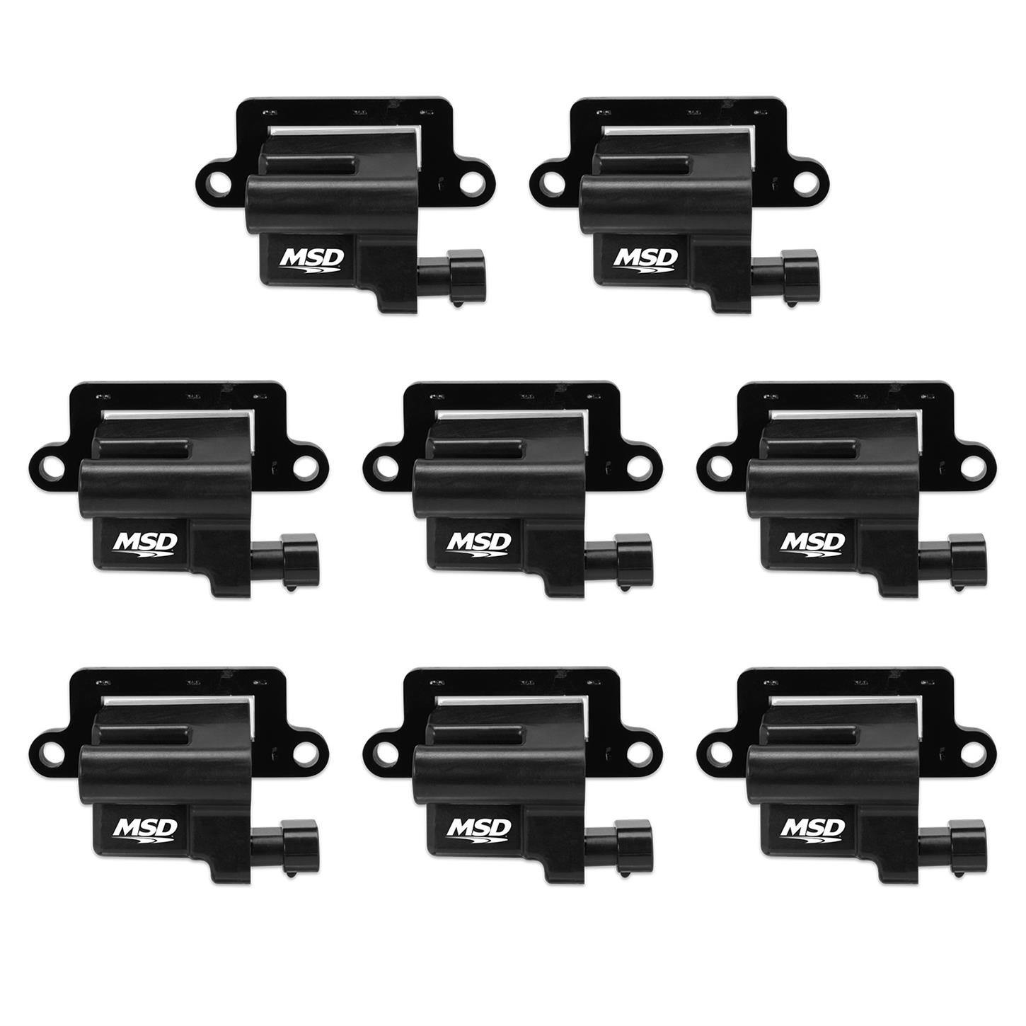 MSD 826483 Ignition Coil, GM LS Blaster, L-Series Truck, 8-Pack