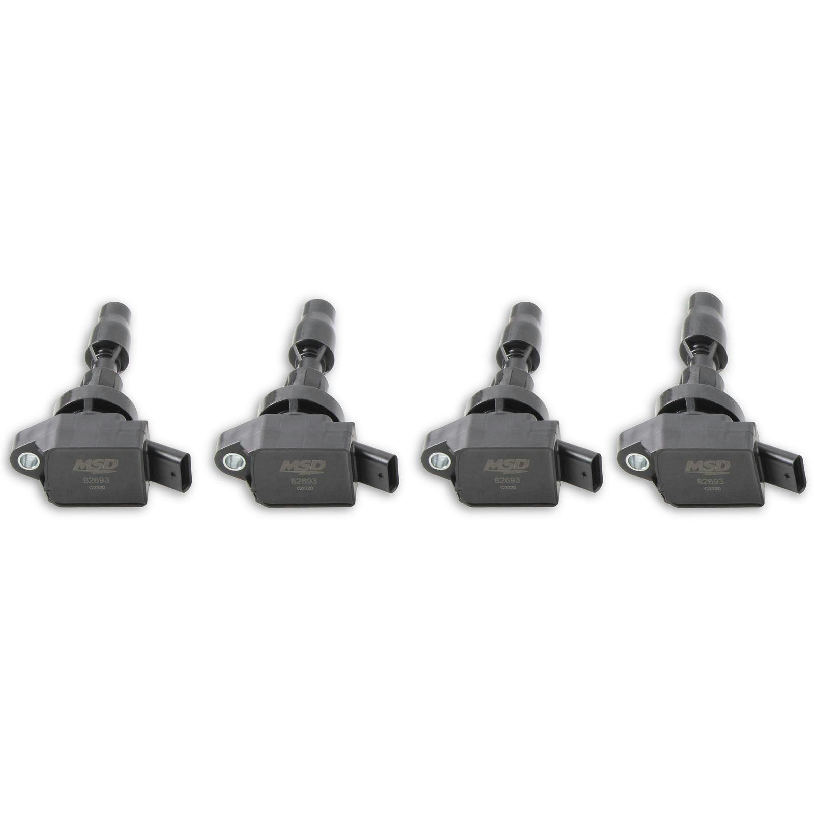 MSD 826943 Ignition Coil, Blaster, Hyundai/Kia 1.6L Turbo, 4-Pack