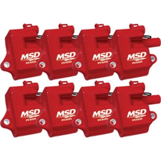 MSD 82858 Multiple Spark Plug Coil Kit for LS1, LS6, 8-Pack