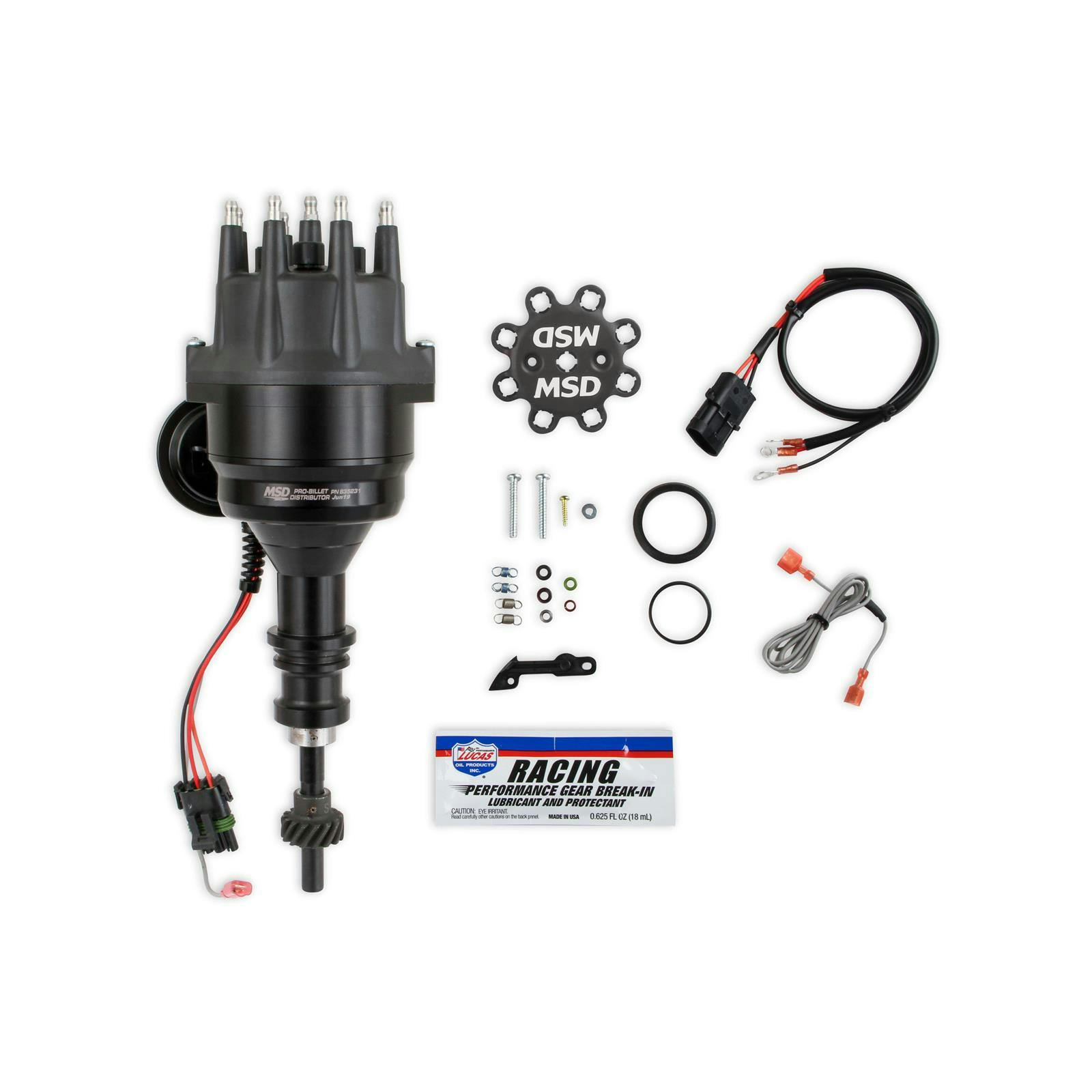 MSD 835231 Ford 289/302 Ready To Run Distributor, Steel Gear
