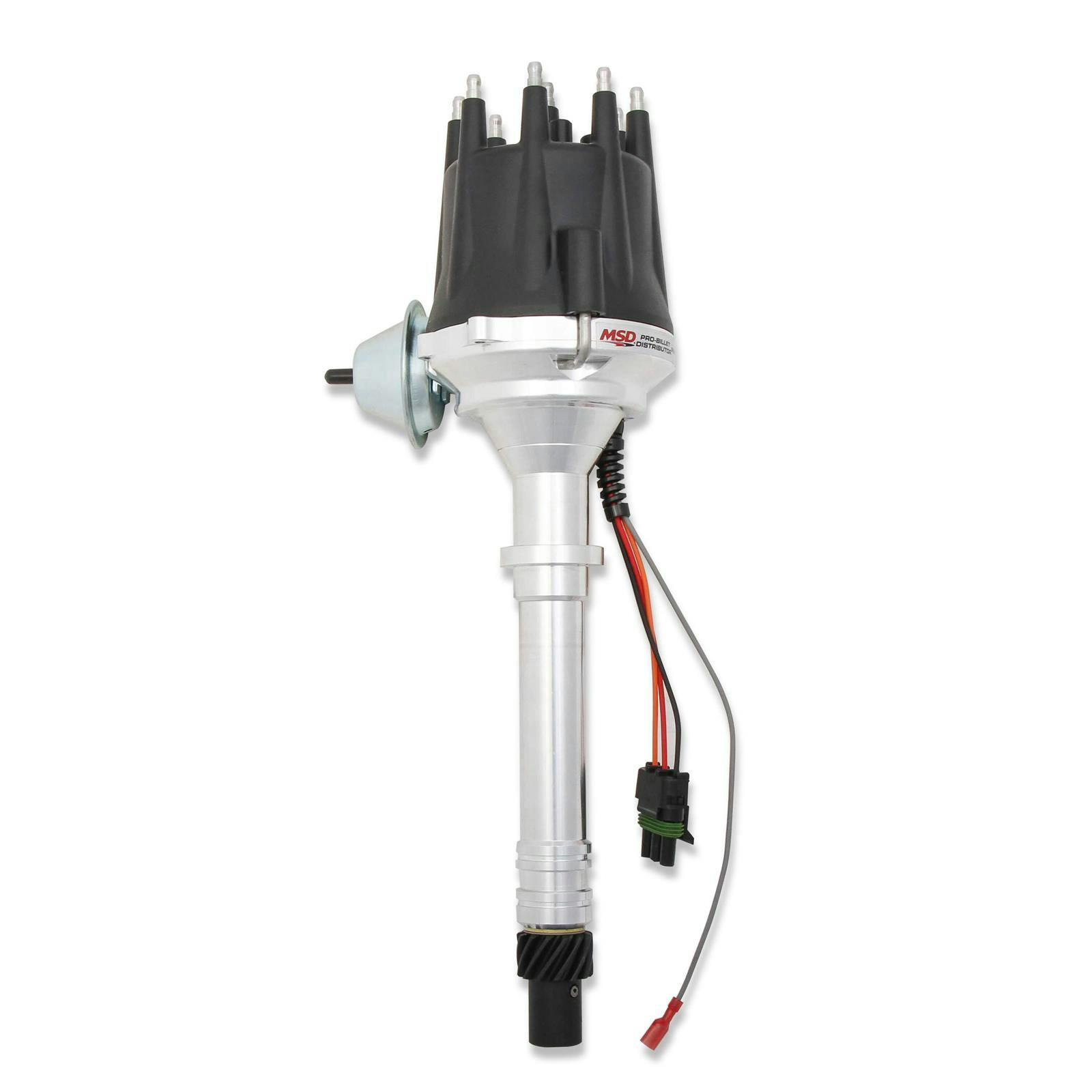 MSD 83605 Chevy V8 with Internal Module Distributor and Black Cap
