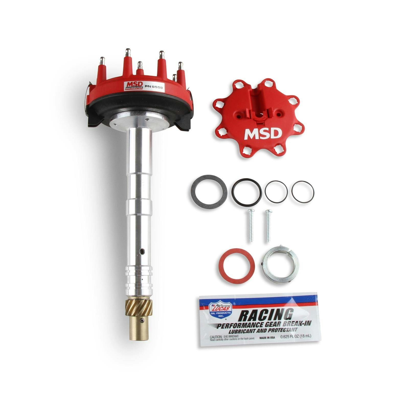 MSD 8558 Distributor, Tall Block Crank Trigger Chevy V8