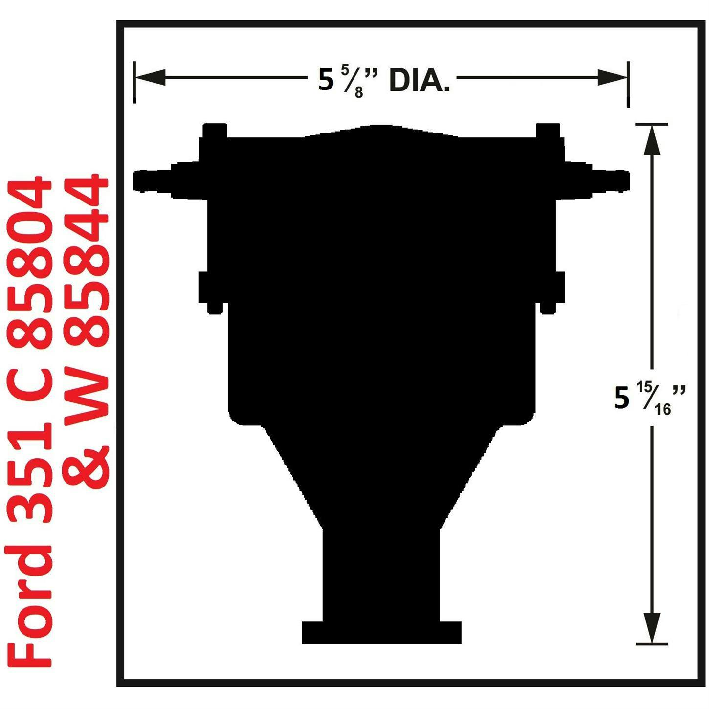 MSD 85844 Ford 351W Crab Cap Distributor