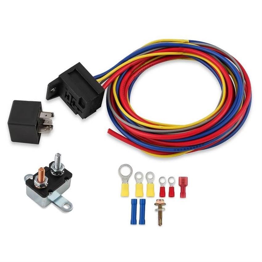 MSD 89618 Electric Fuel Pump Harness and Relay Kit, 30A