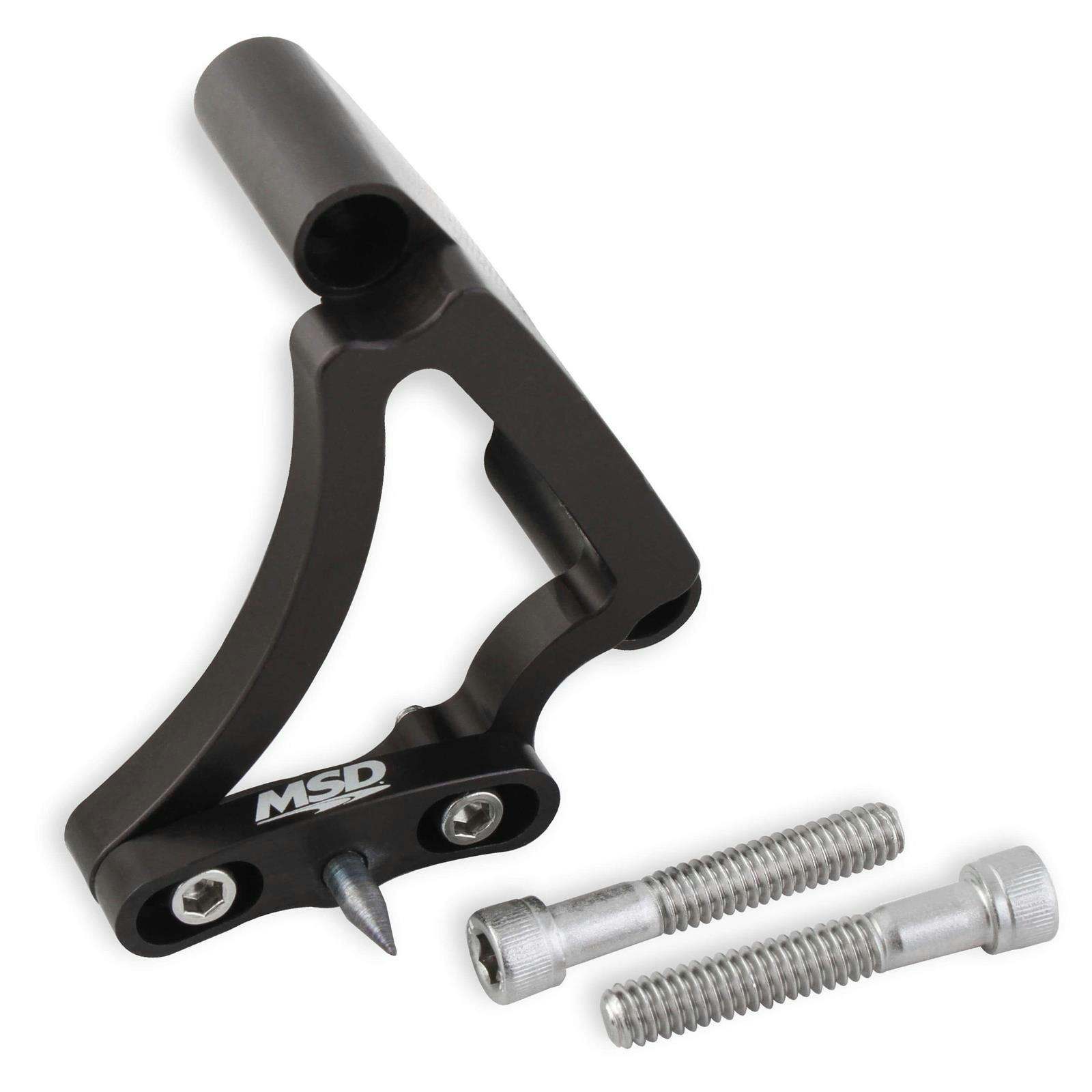 MSD 89881 Adjustable Billet Timing Pointer, SBC, 6-3/8 Balancer