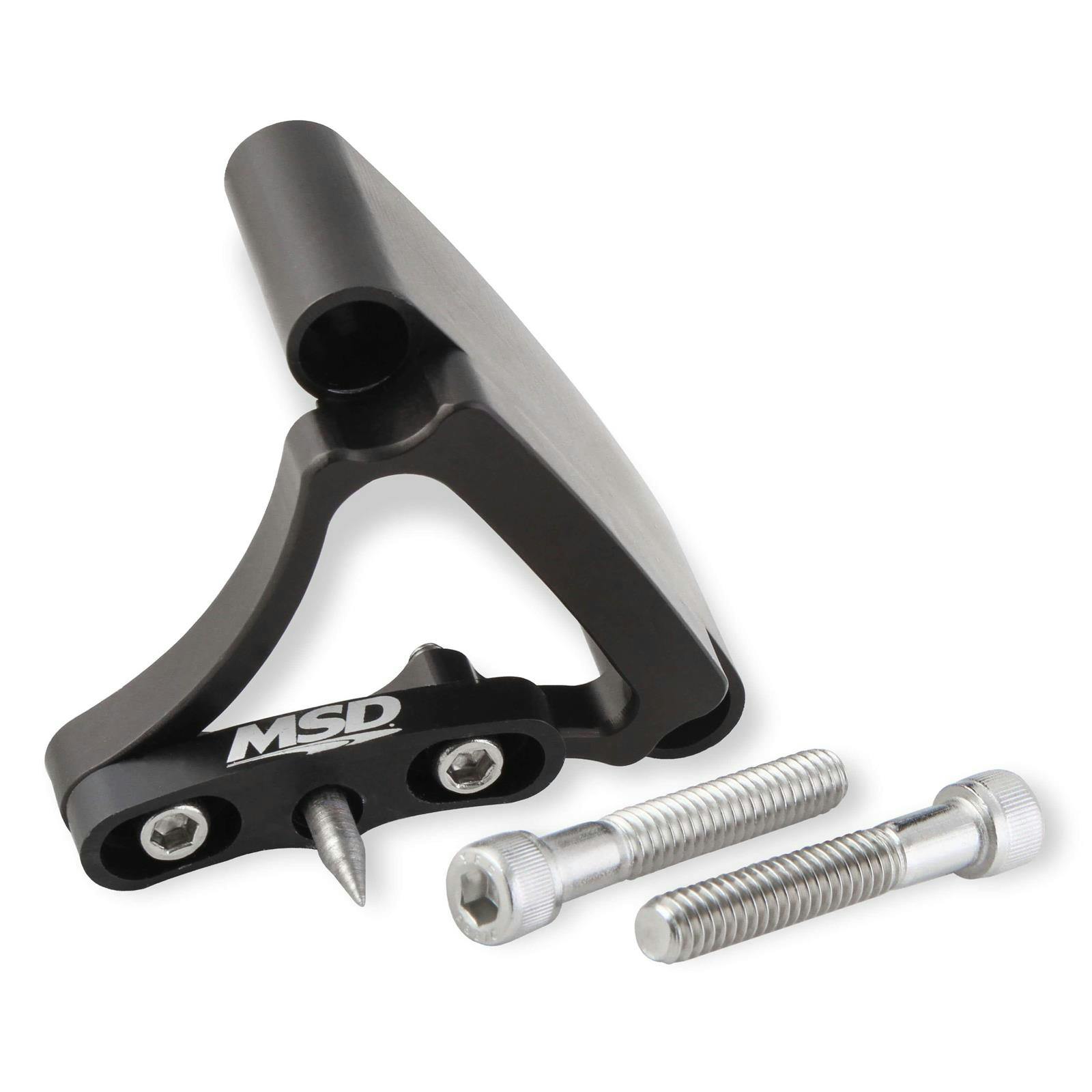 MSD 89884 Adjustable Billet Timing Pointer, SBC, 8 Inch Balancer
