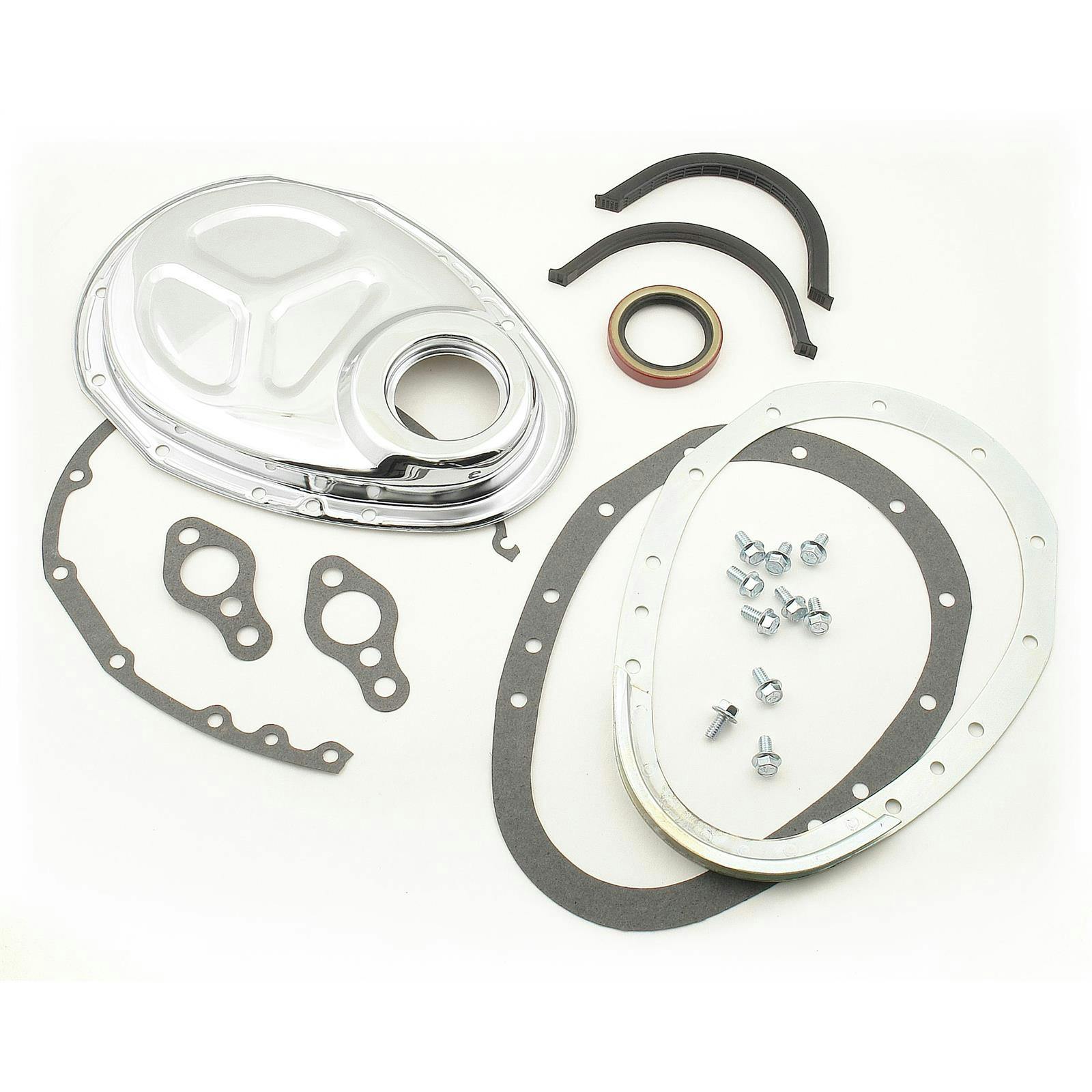 Mr Gasket 1099 Timing Cover, Quick Change, 2-Piece, SBC