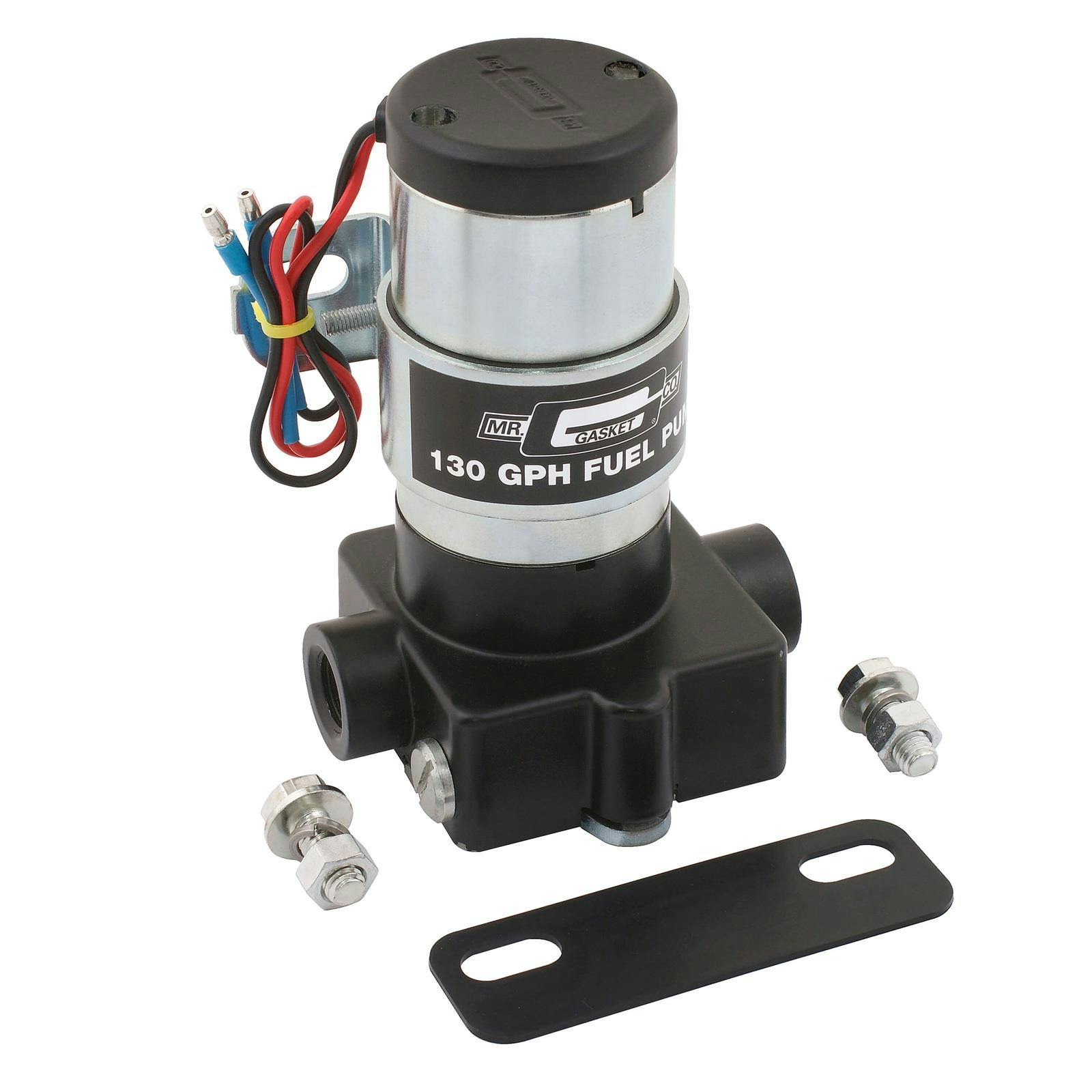 Mr Gasket 130P Electric Fuel Pump, Inline, 130 gph, 14 PSI