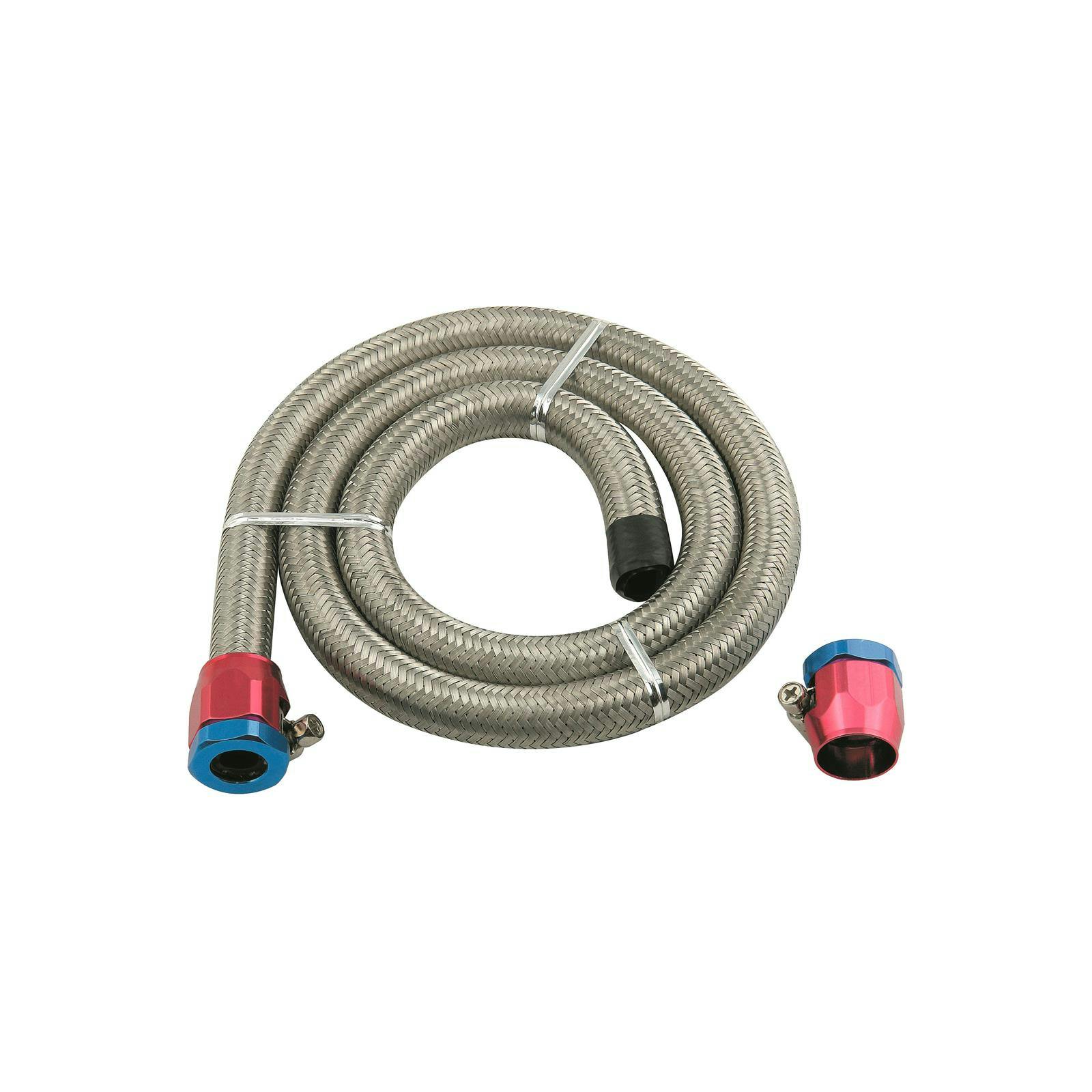 Mr Gasket 1526 Braided Fuel Line Kit, 3 Foot