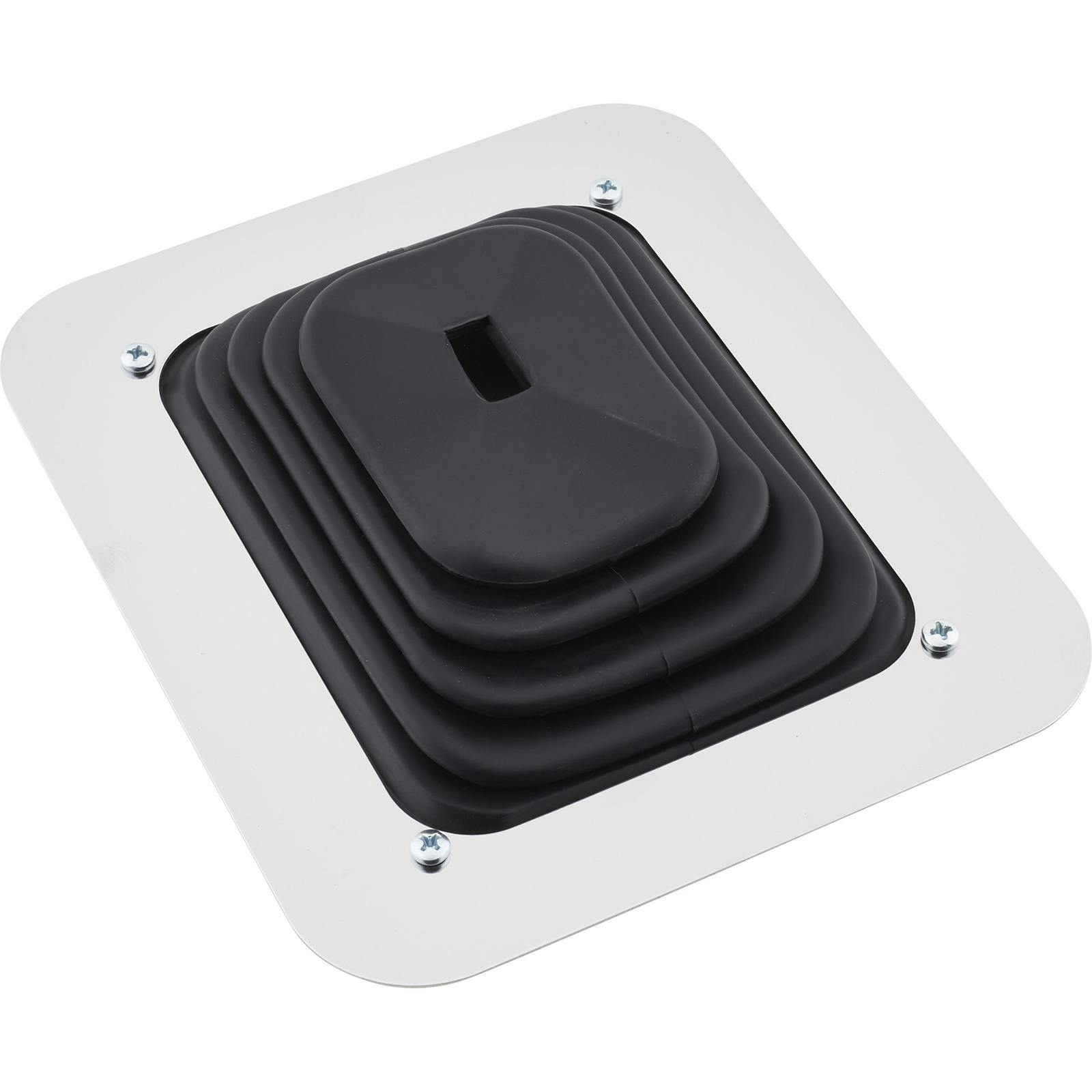 Large Rectangular Shifter Boot, 5.25 x 6.50 Inch Long, 3/4 Speed