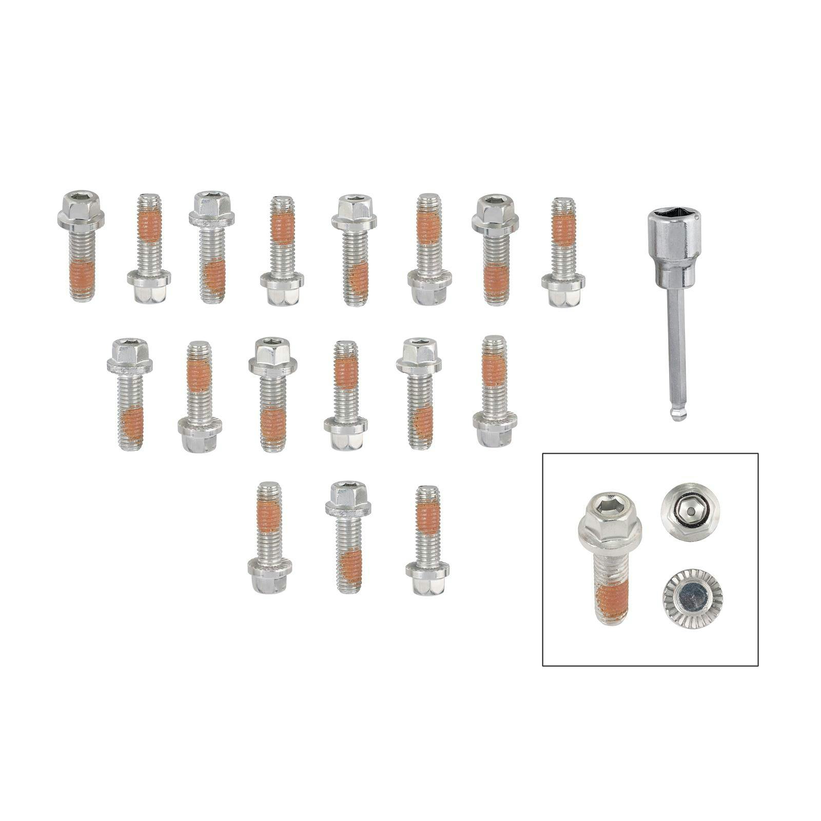 Mr Gasket 2236G HeadLock Locking Header Bolts, 1991-Up Ford/Chrysler